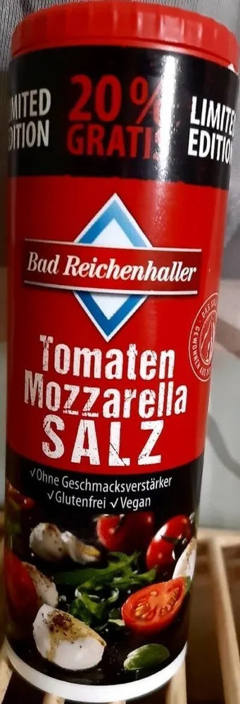 Tomaten Mozarella Salz