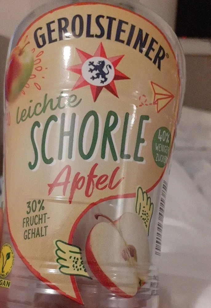 Leichte Schorle Apfel