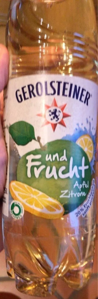 Gerolsteiner und Frucht Apfel Zitrone