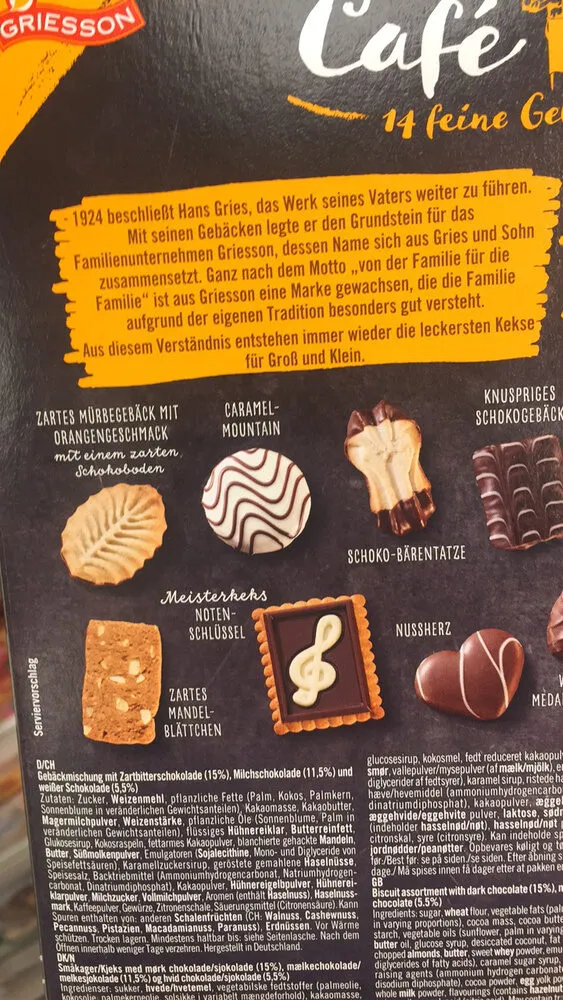 Café Musica 14 feine Gebächspezialitäten