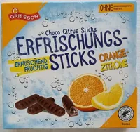 Erfrischungssticks Orange-Zitrone