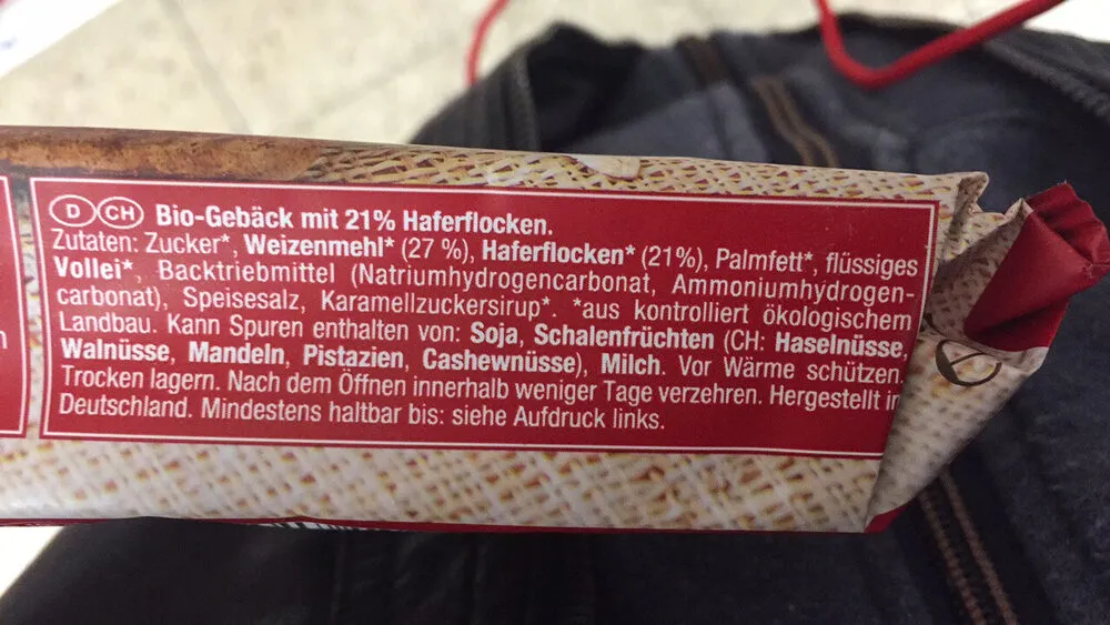 Debeukelaer Cereola Hafer-cookie Haferflakes