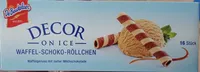 Waffel-Schoko-Röllchen