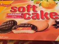 Griesson Soft Cake Orange 4001518722930 Zartes Gebäck mit fruchtiger Füllung (mit Orangensaft aus Orangensaftkonzentrat) (55%) und Schokolade (17%)