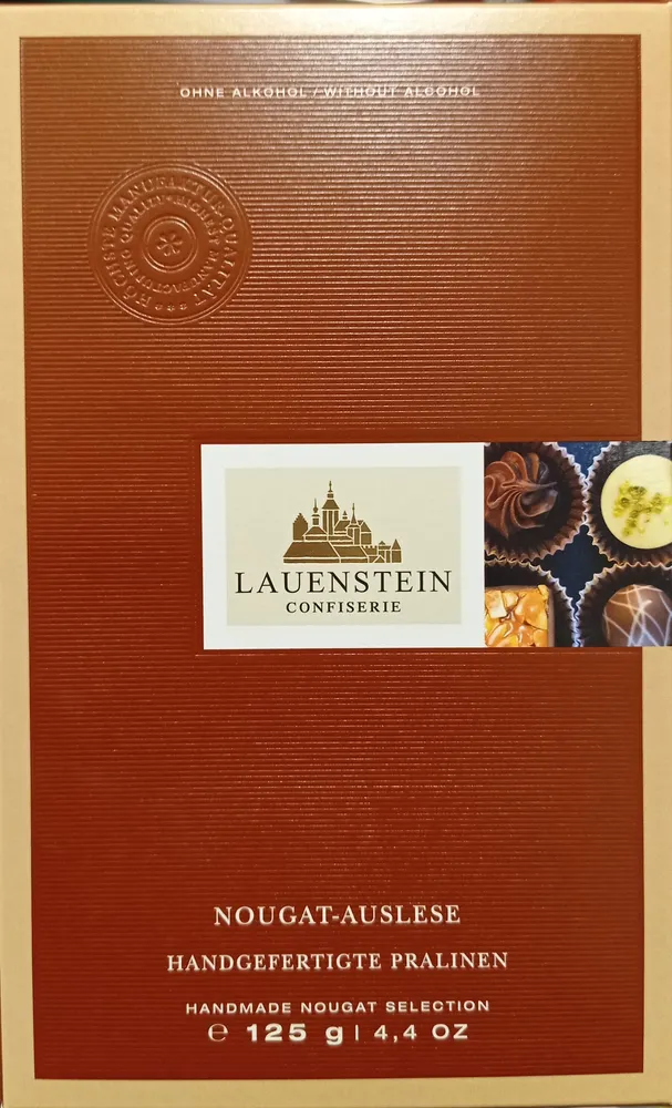 Nougat-Auslese Handgefertigte Pralinen