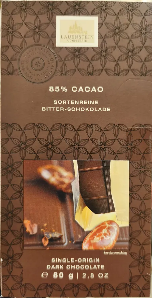 Sortenreine Bitter-Schokolade