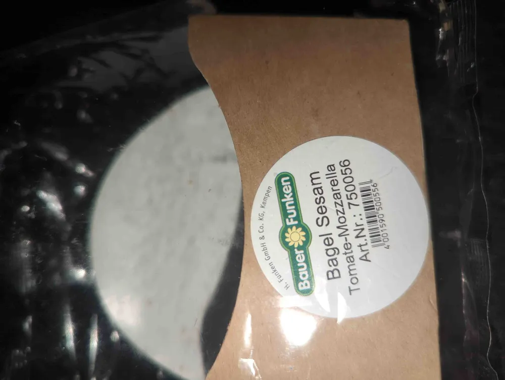 Bagel Sesame Tomate Mozzarella
