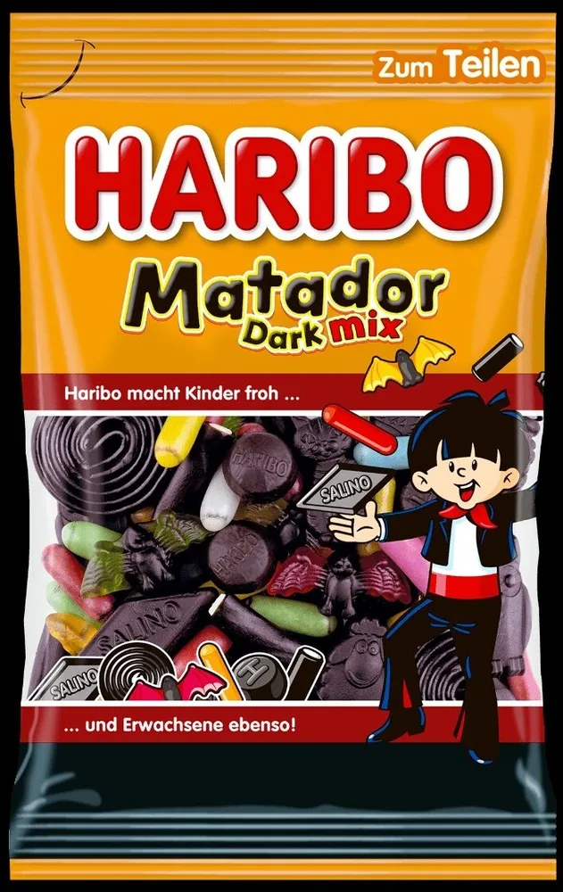 ALDI HARIBO Matador Mix Lakritz-Mischung 320g Beutel 1.69€ 1kg 5.28€