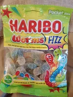 Haribo- Mäkké červiky s cukrom 80g