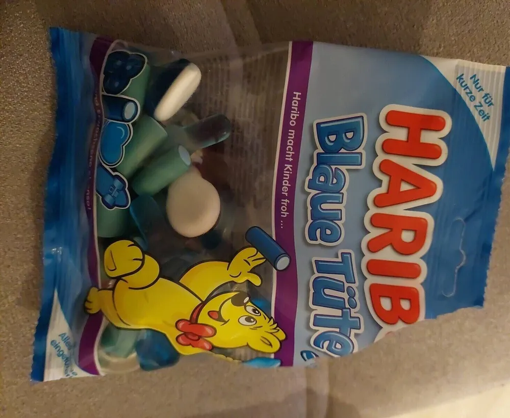 Blaue tüte