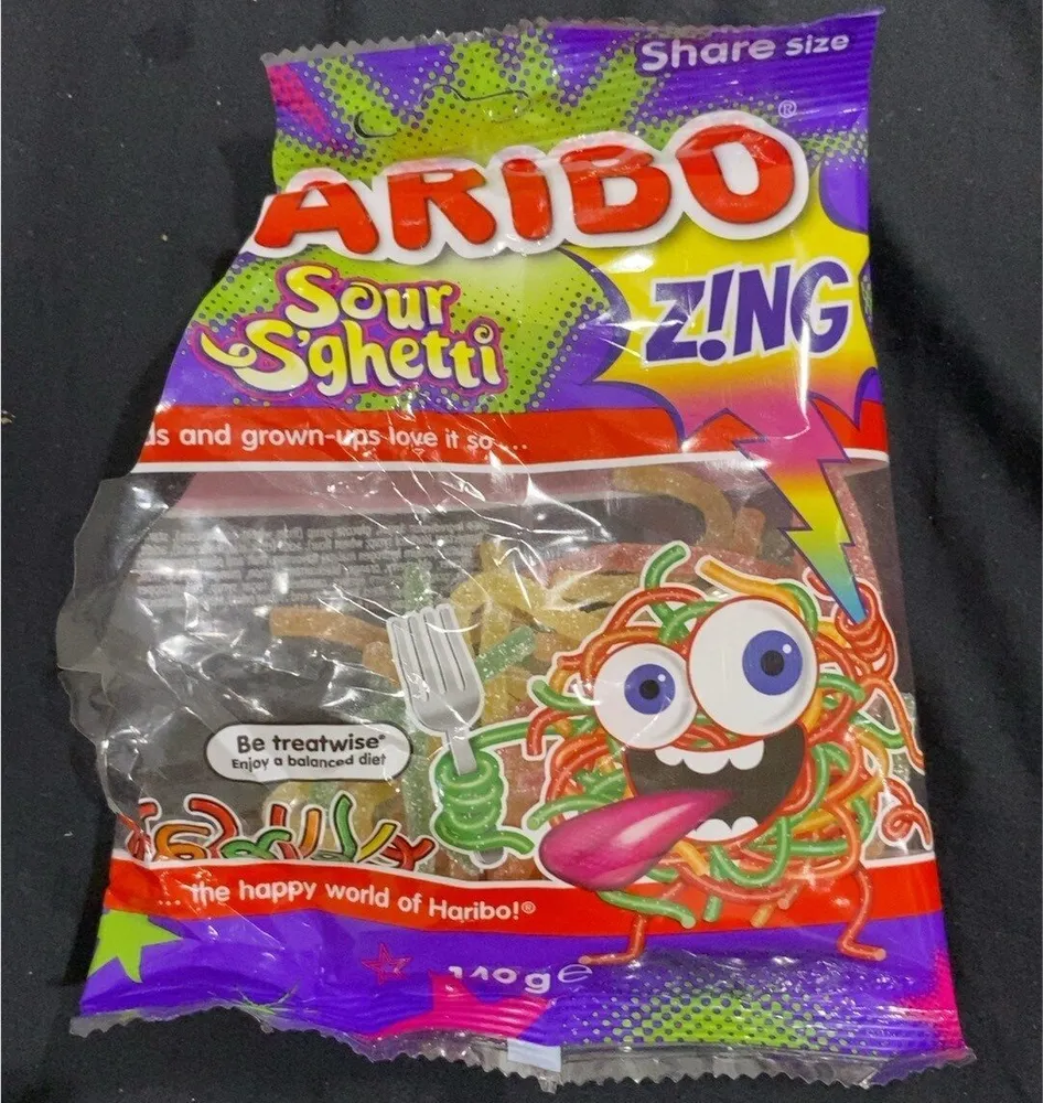 haribo sour s’ghetti