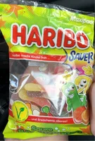 Caramelos de goma sabor frutas