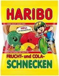 Haribo Frucht- Und Cola-schnecken