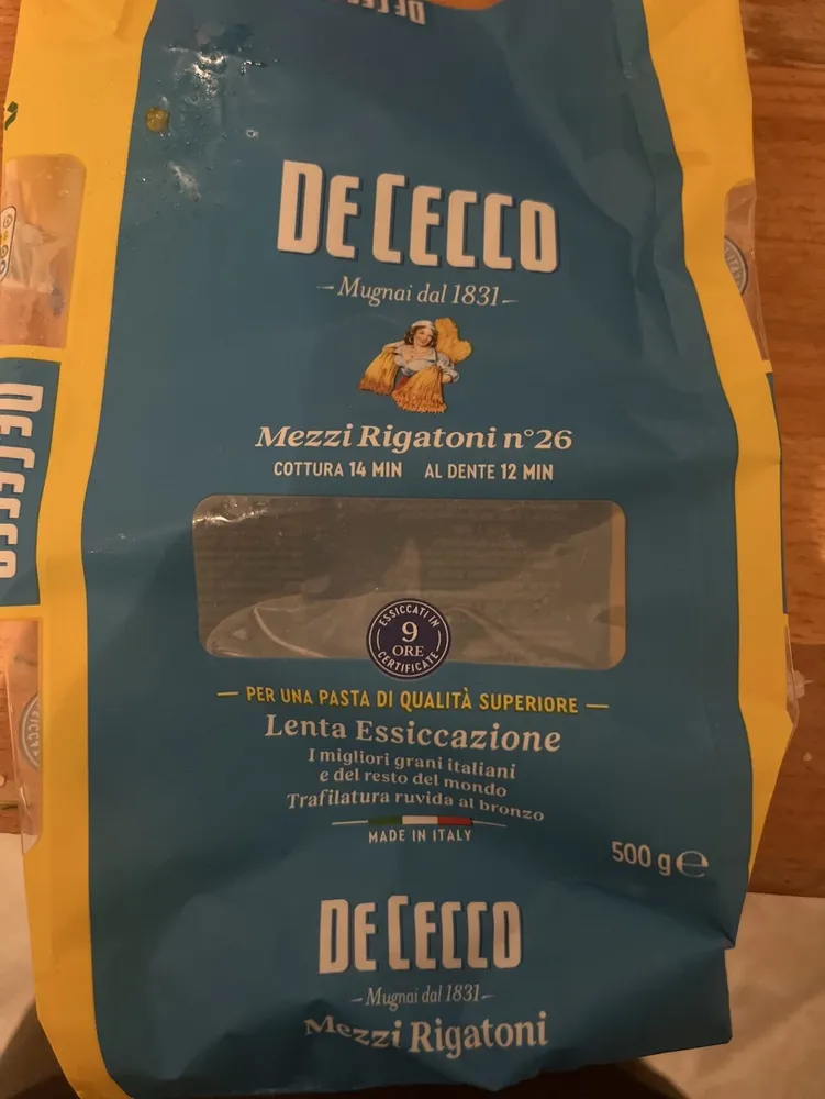 Mezzi Rigatoni
