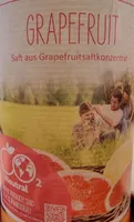 Grapefruitsaft aus Grapefruitsaftkonzentrat