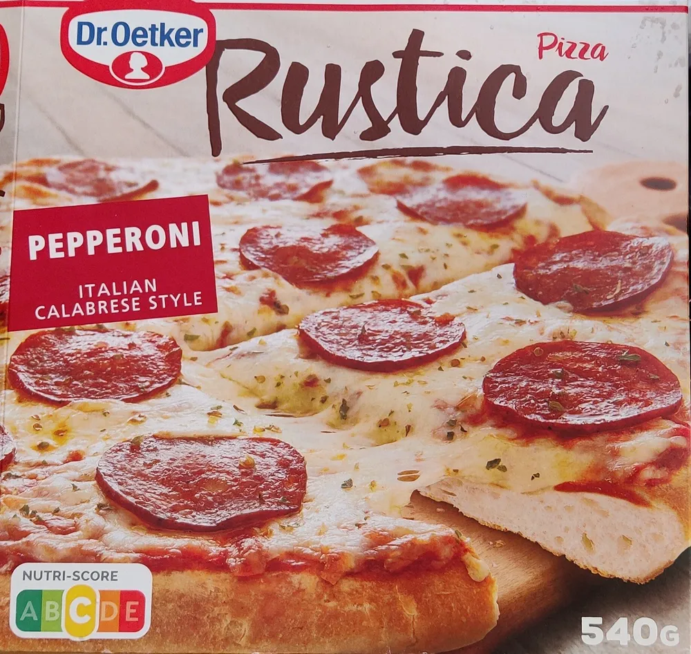 Pepperoni Italian Calabrese Style Pizza