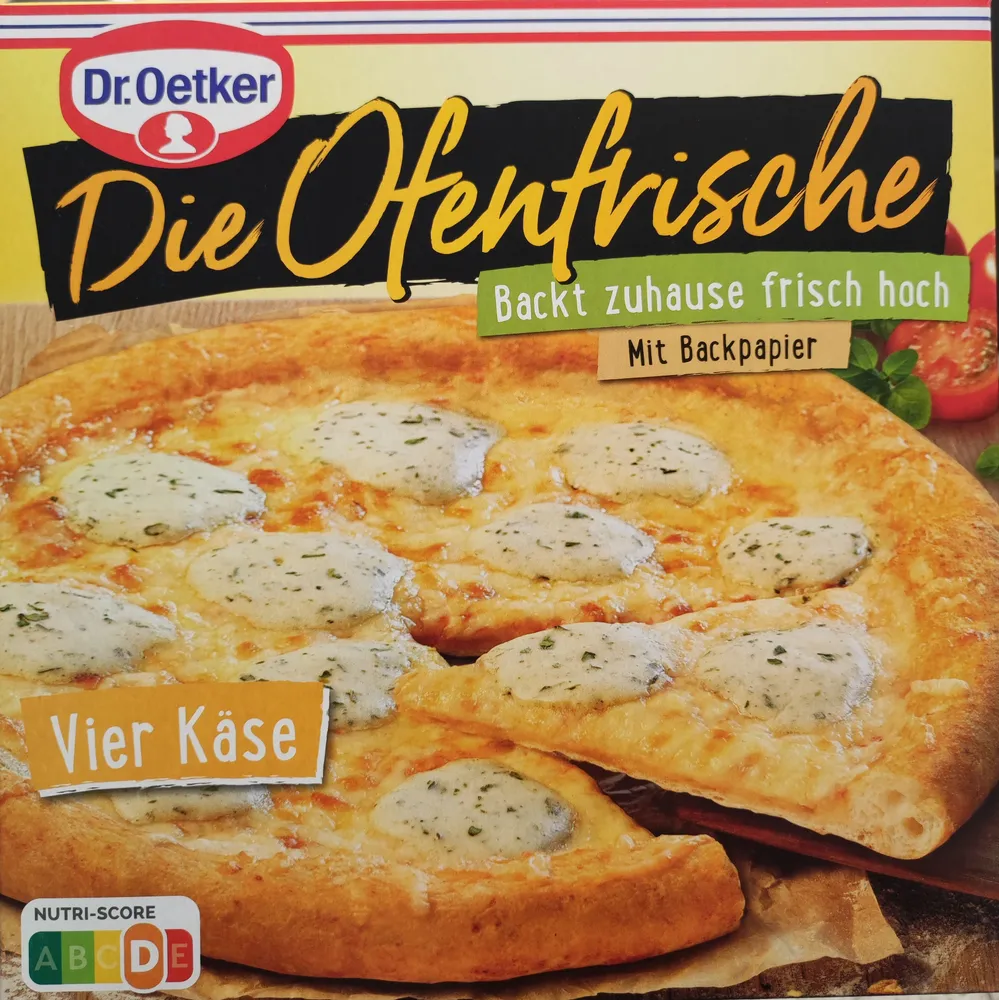 Pizza Die Ofenfrische Vier Käse