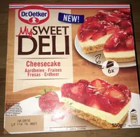 My sweet deli cheesecake tarta de queso y fresas