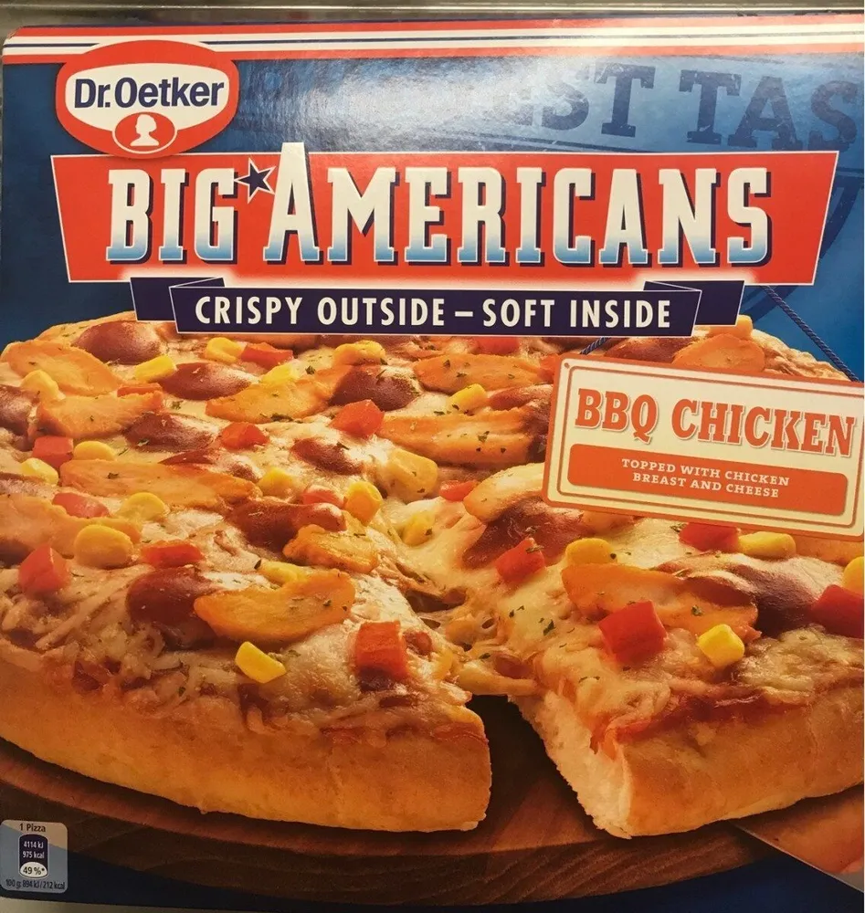 Big Americans BBQ Chicken pizza