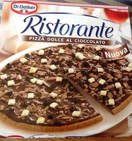 Pizza dolce al cioccolato
