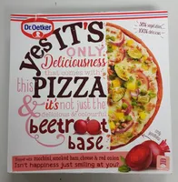 Pizza beetroot base
