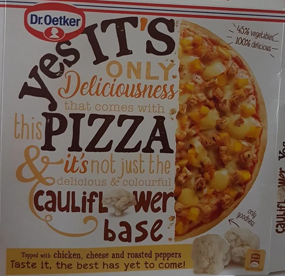 Yes it's pizza cauliflower base