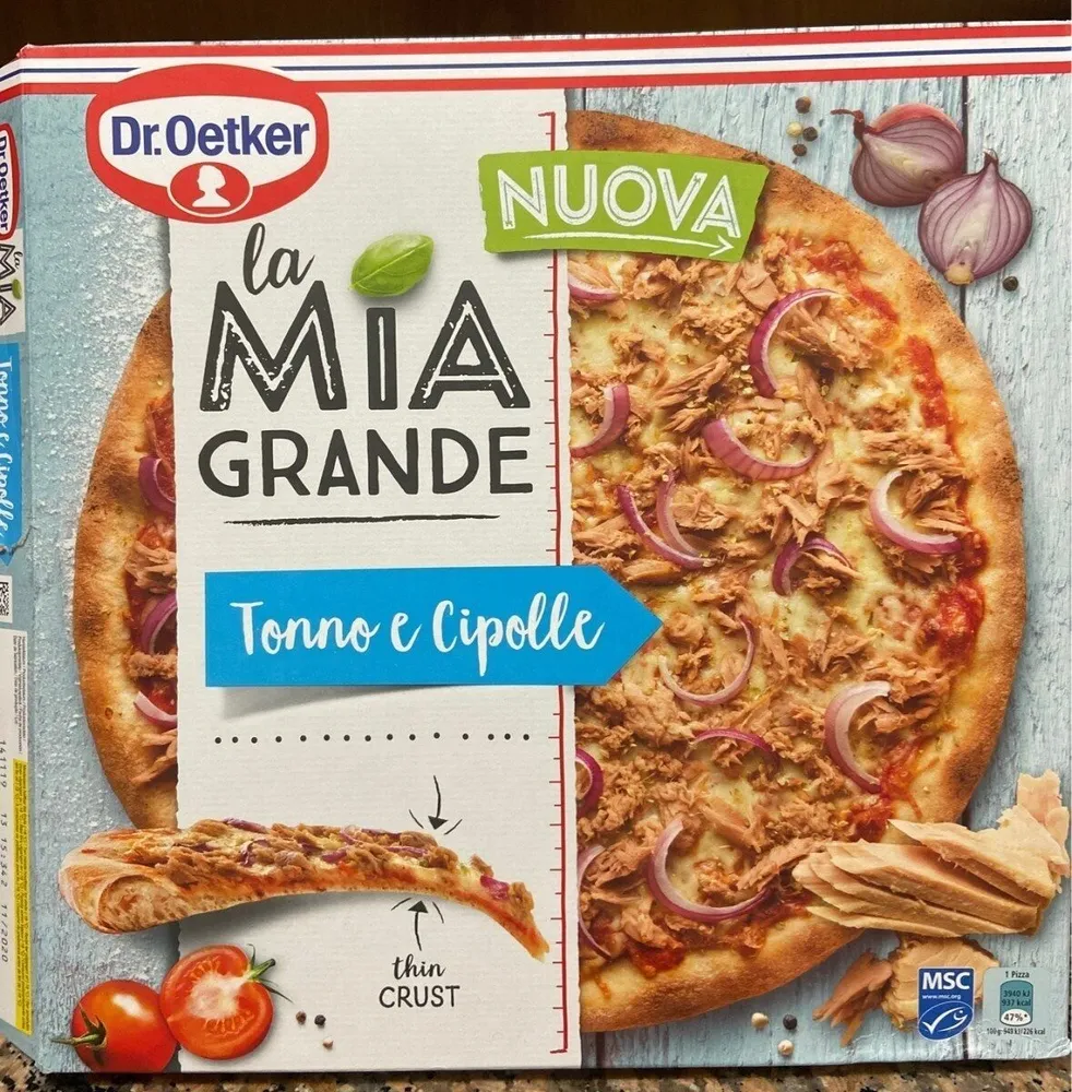La mia grande tonno e cipolle