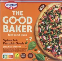 THE GOOD BAKER feel-good pizza Spinach & Pumpkin Seeds