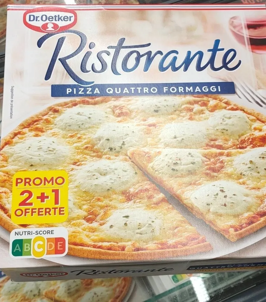 Ristorante pizza quattro formaggi