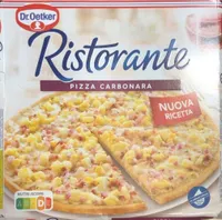 Pizza carbonara