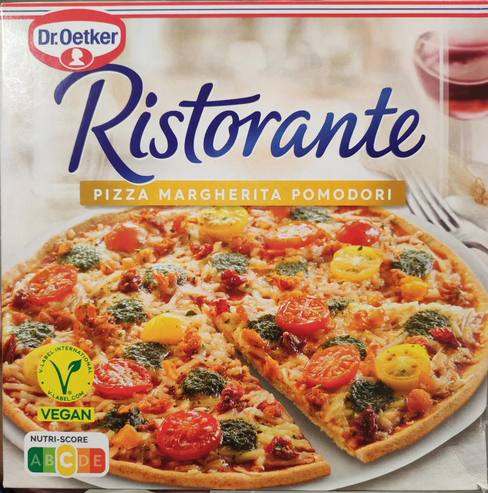Ristorante Pizza Margherita Pomodori