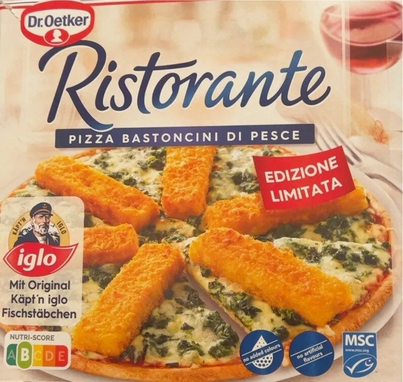 Pizza Bastoncini di Pesce