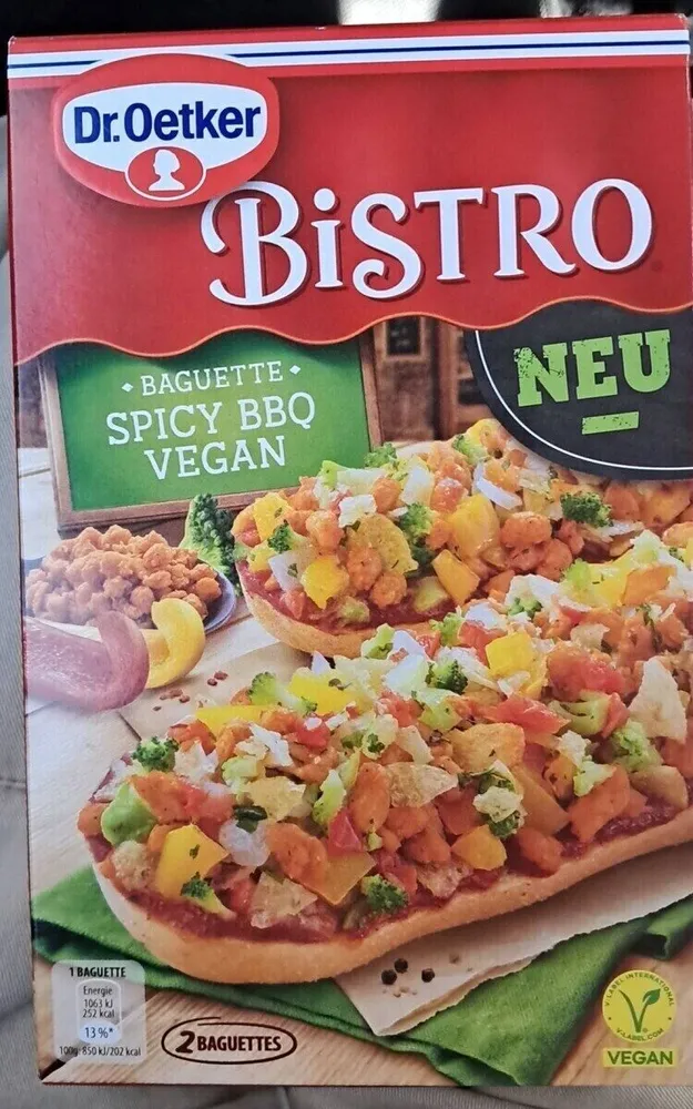 Baguette Spicy BBQ Vegan