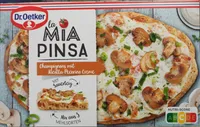 Pinsa Champingnons Mit Ricotta-Pecorino Creme
