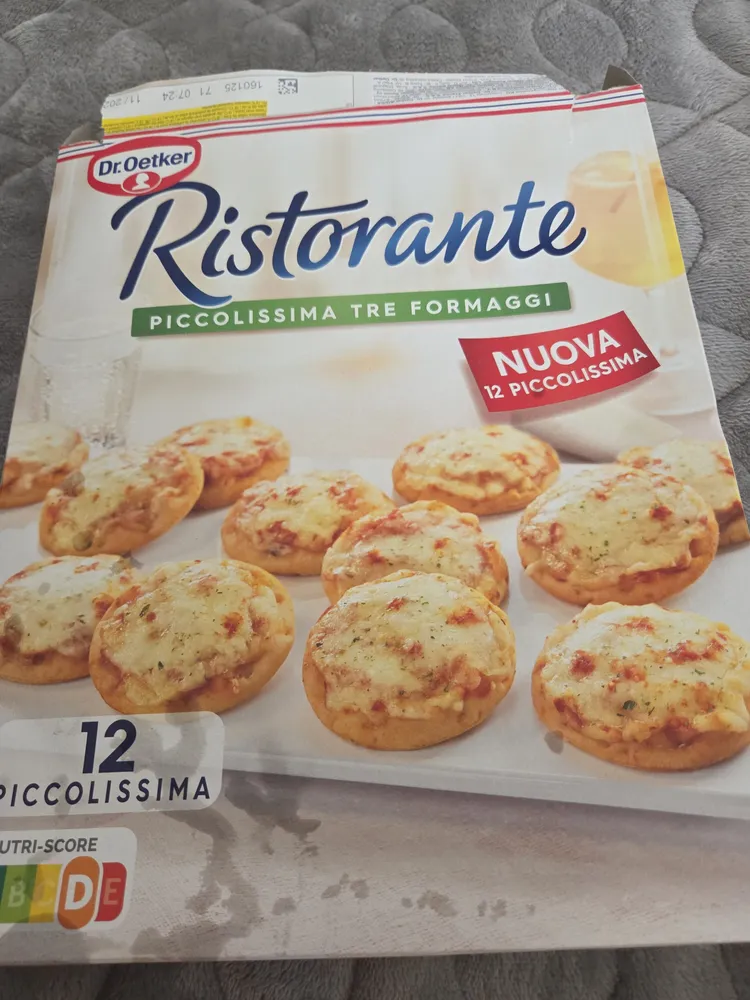 Ristorante Piccolissima Mini Pizzas Tre Formaggi