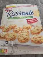 Ristorante Piccolissima Mini Pizzas Tre Formaggi