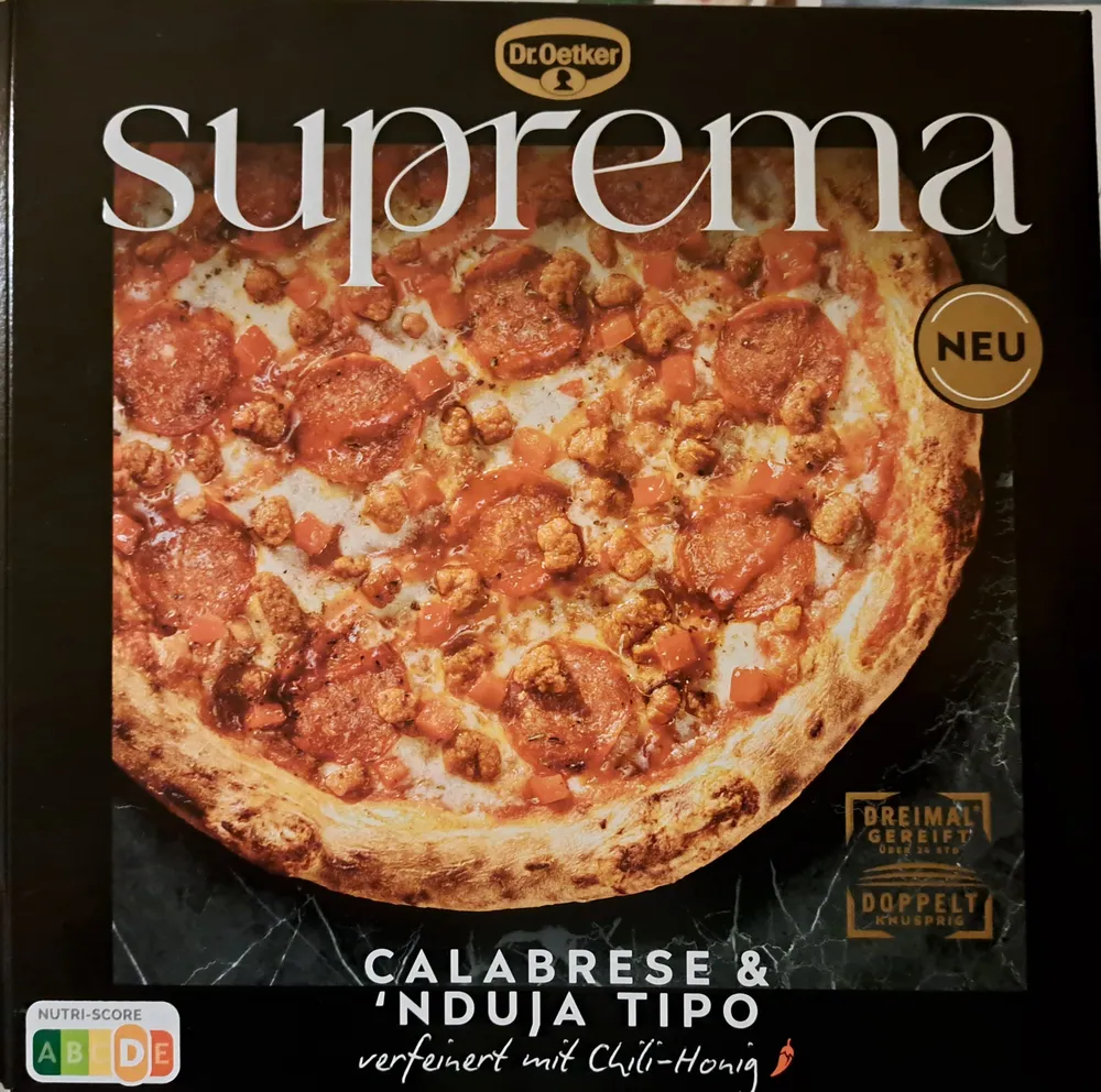 Suprema Pizza Calabrese & ‘Nduja