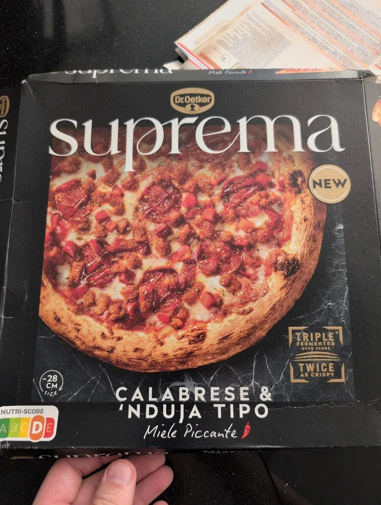 Pizza Calabrese 'nduja Tipo