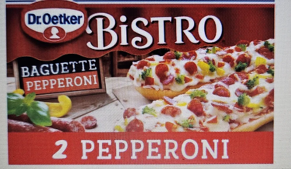 Dr Oetker pepperoni pizza