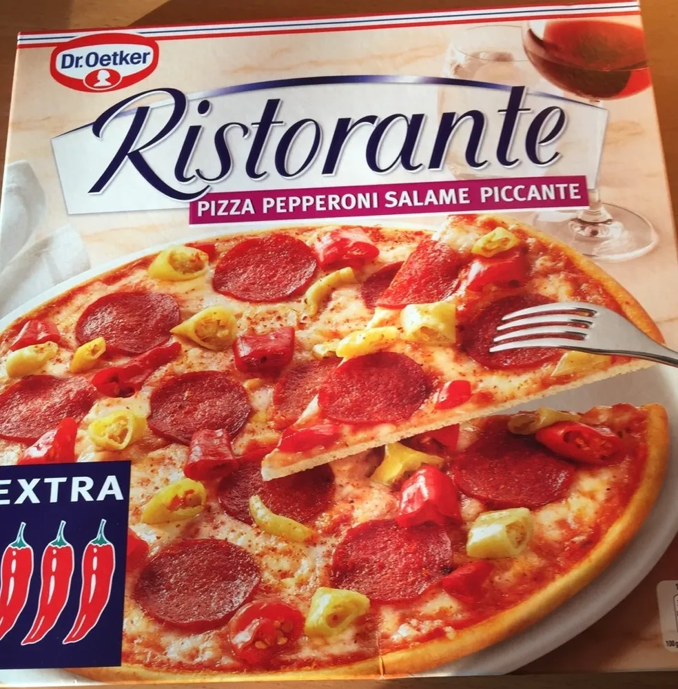 Ristorante Pizza Salami Pepperoni Salame Piccante