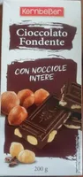 Cioccolato fondente con nocciole intere