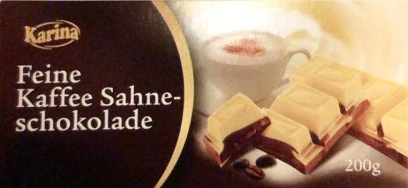 Feine Kaffee Sahne-schokolade