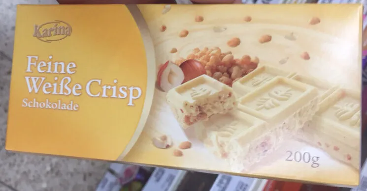 Feine Weiße Crisp Schokolade