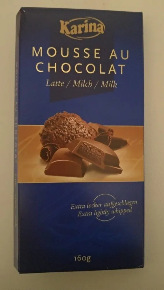 Mousse al cioccolato al latte