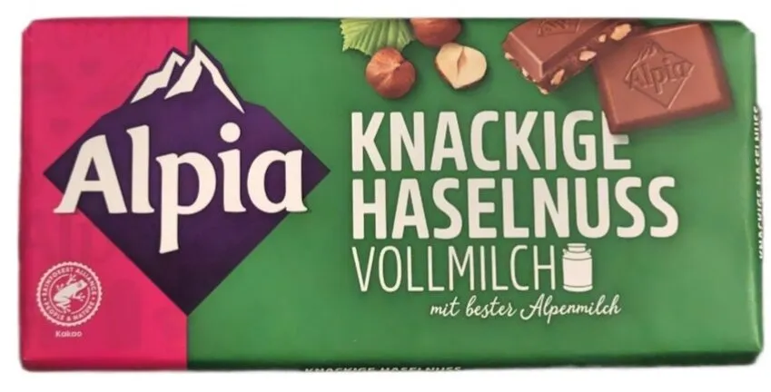 Knackige Haselnuss Vollmilch