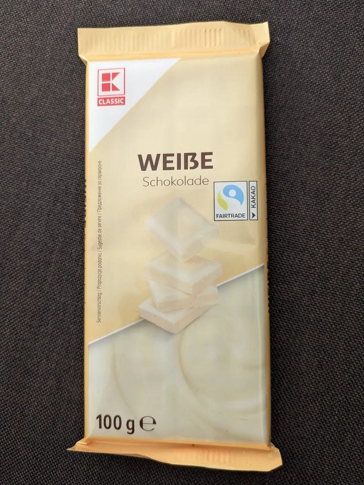 WEISSE Schokolade
