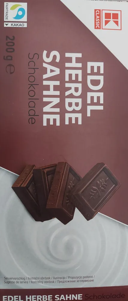 EDEL HERBE SAHNE Schokolade