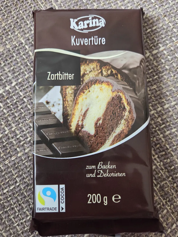Kuvertüre zartbitter