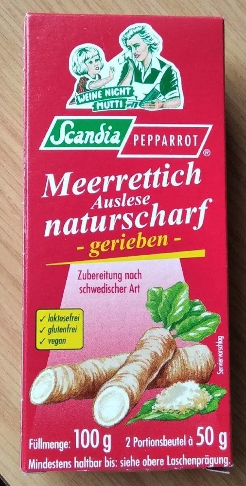 Meerrettich gerieben