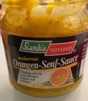 mediterrane Orangen-Senf-Sauce